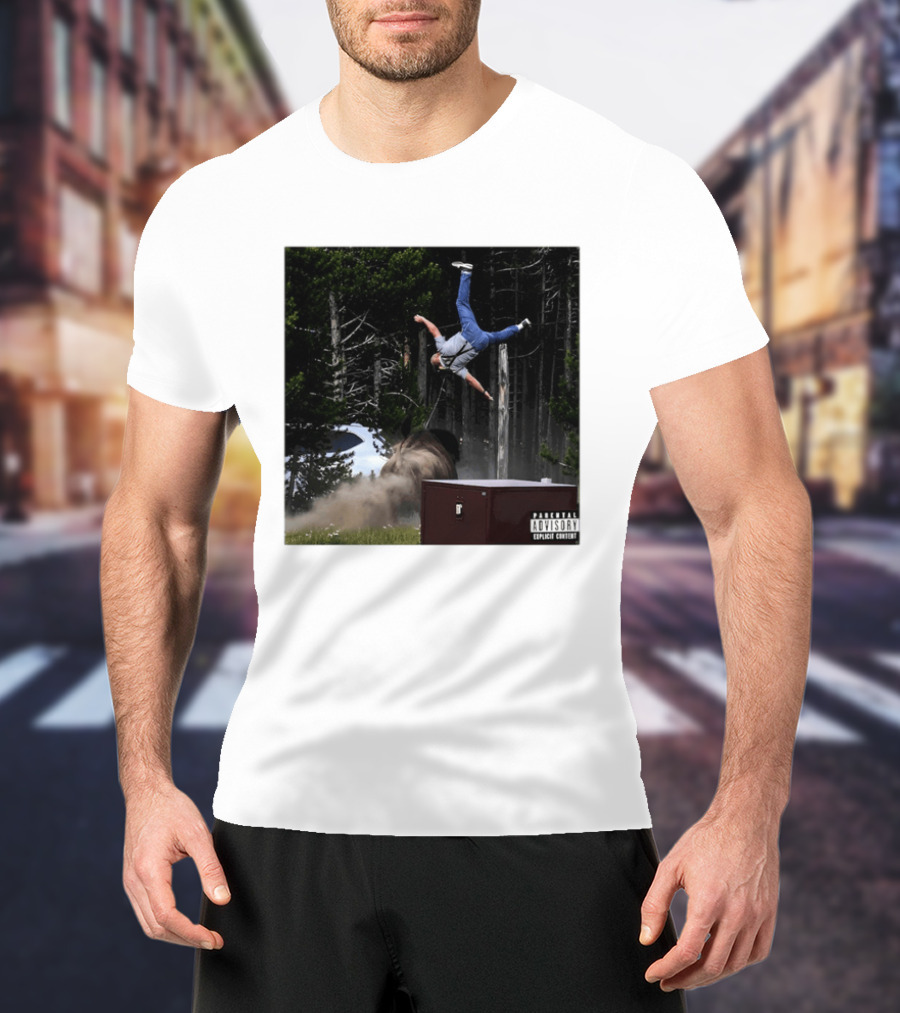 Bison Do Not Pet The Fluffy Cows National Park Parental Advisory Explicit Content Warning T-Shirt