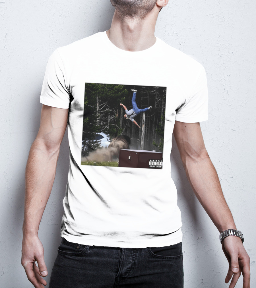 Bison Do Not Pet The Fluffy Cows National Park Parental Advisory Explicit Content Warning T-Shirt