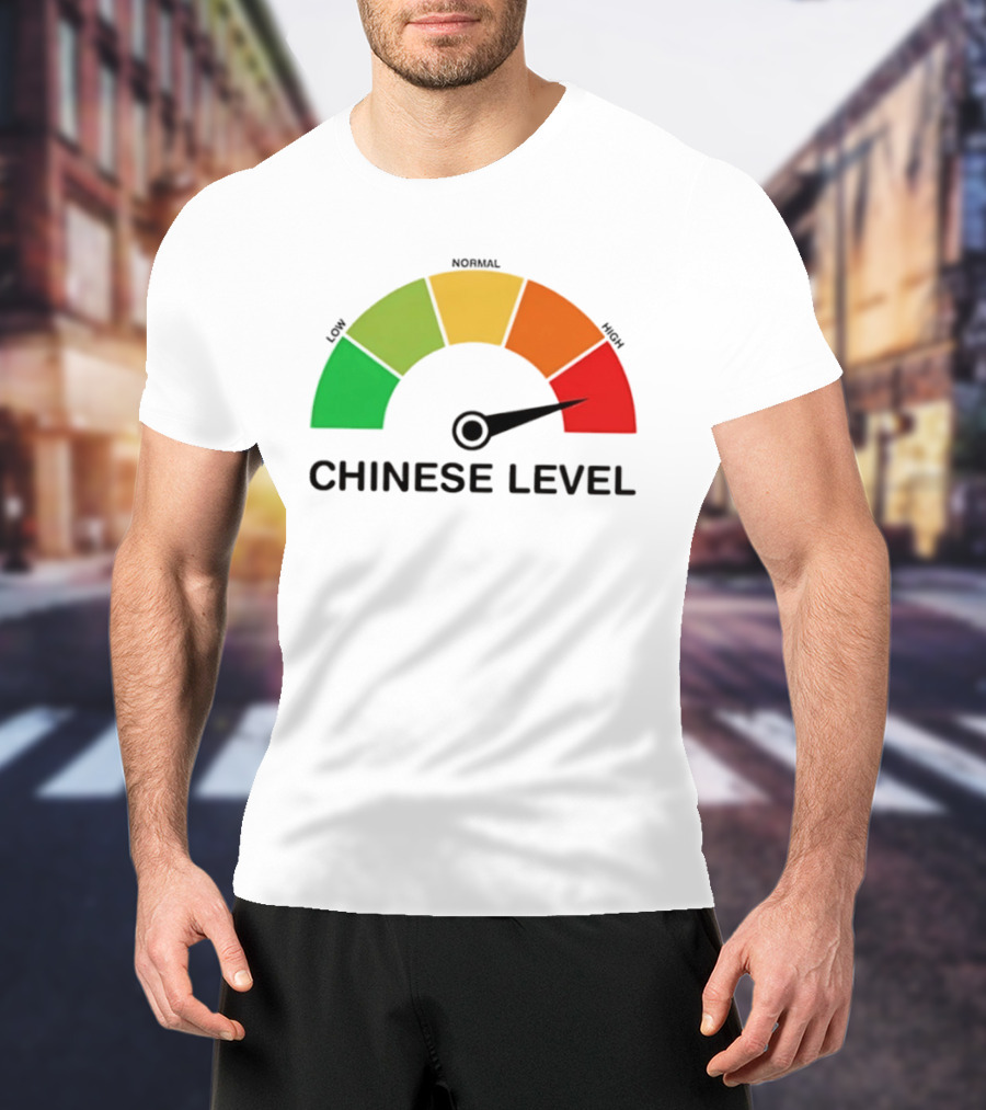 Chinese Level Meter Low Normal High Gauge T-Shirt