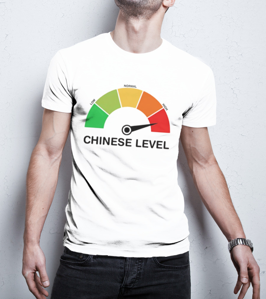 Chinese Level Meter Low Normal High Gauge T-Shirt