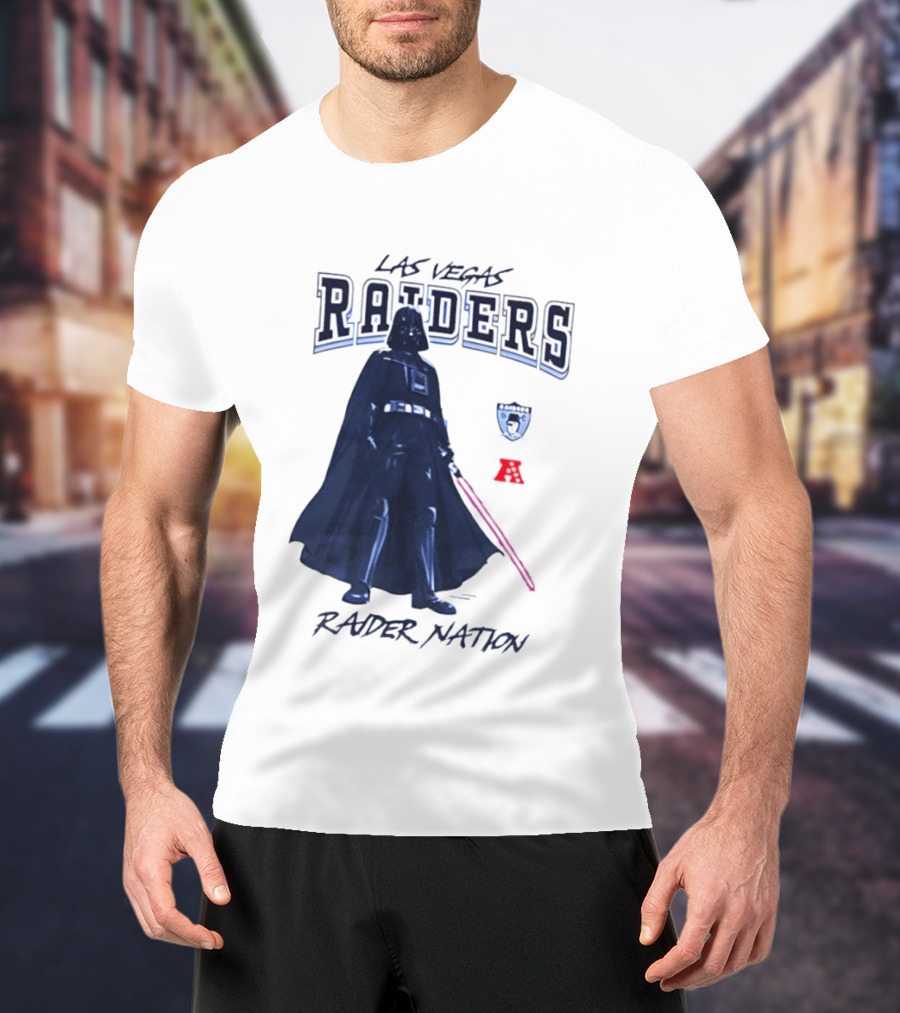 Las Vegas Raiders Darth Vader Raider Nation Star Wars 2026 T-Shirt