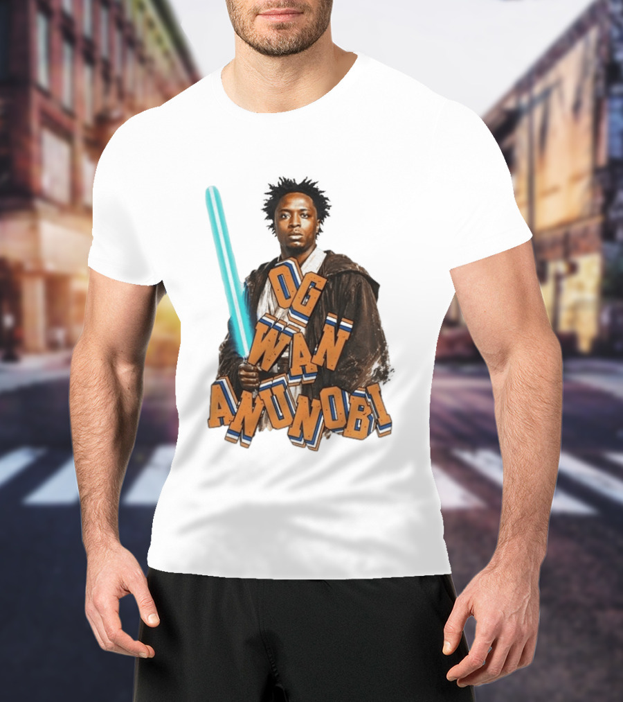 Og Wan Anunobi New York Knicks Basketball Nba 2026 Star Wars T-Shirt