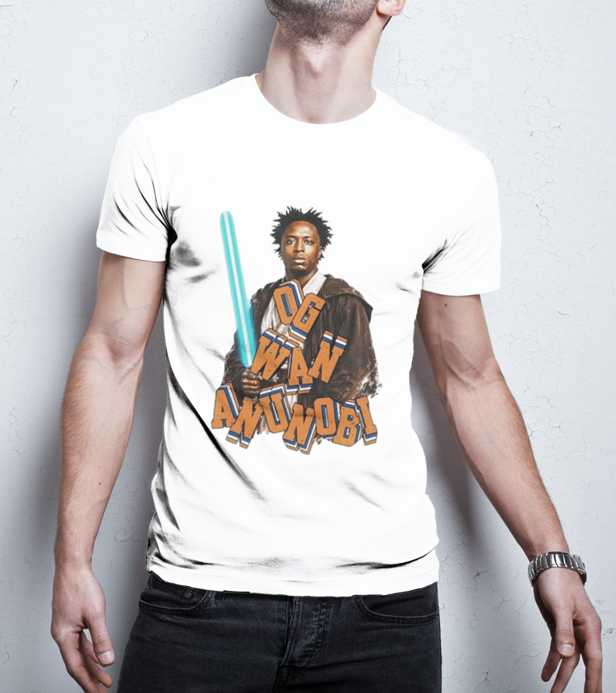 Og Wan Anunobi New York Knicks Basketball Nba 2026 Star Wars T-Shirt