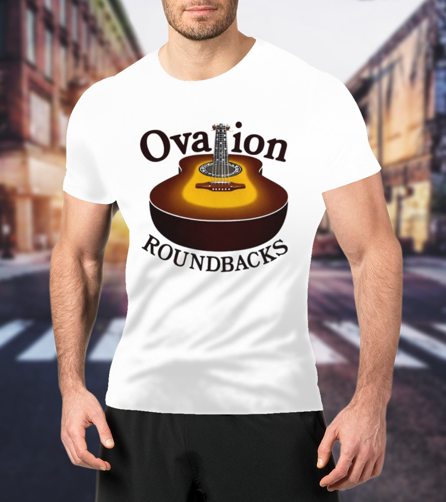 Ovation Roundbacks Acoustic Guitar Folk Music T-Shirt