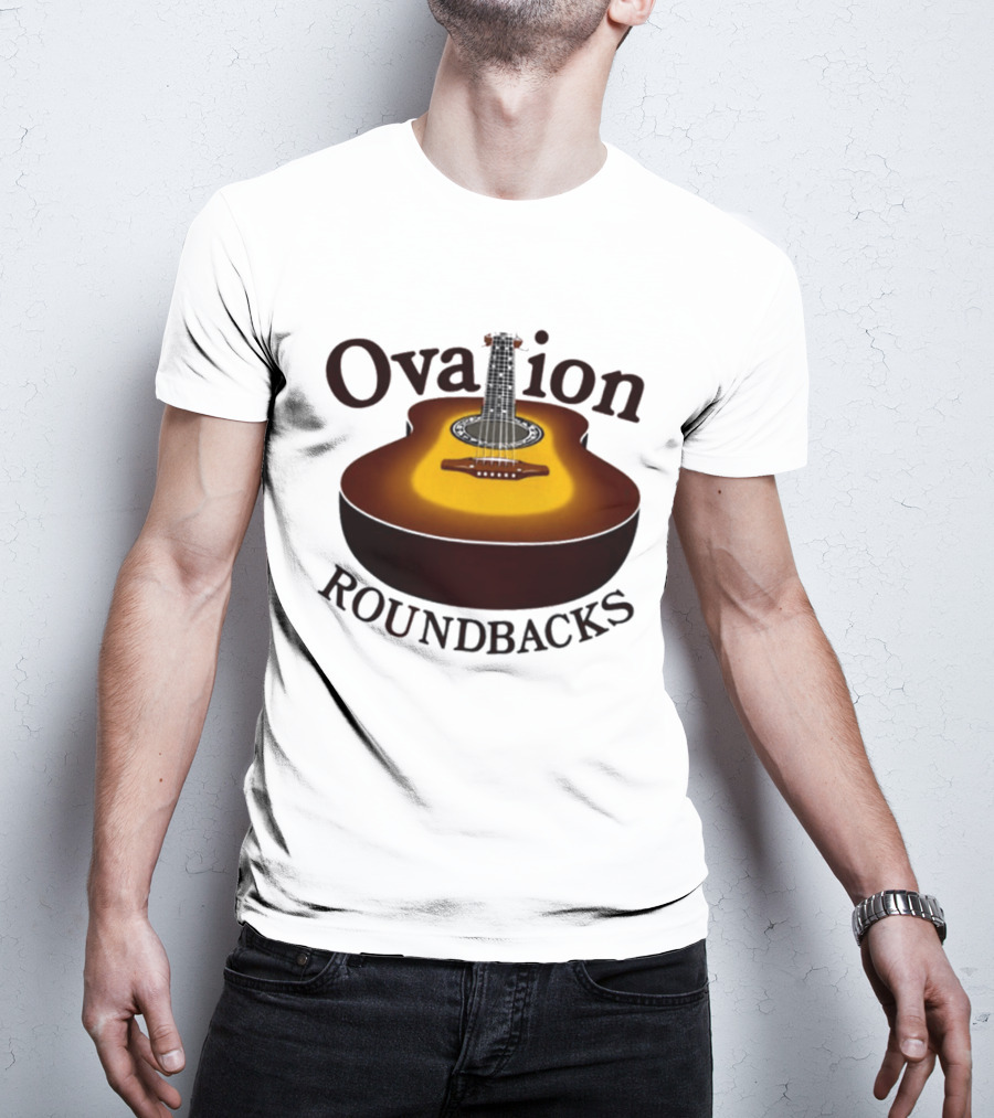 Ovation Roundbacks Acoustic Guitar Folk Music T-Shirt
