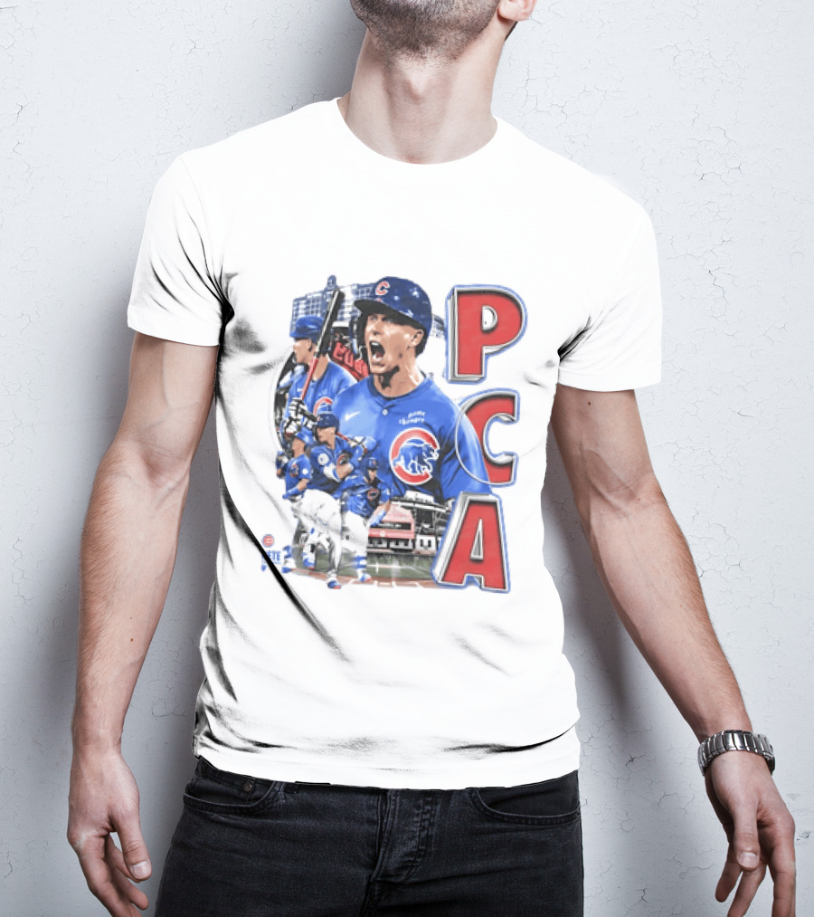 PCA Pete Crow Armstrong Chicago Cubs Baseball Collage T-Shirt