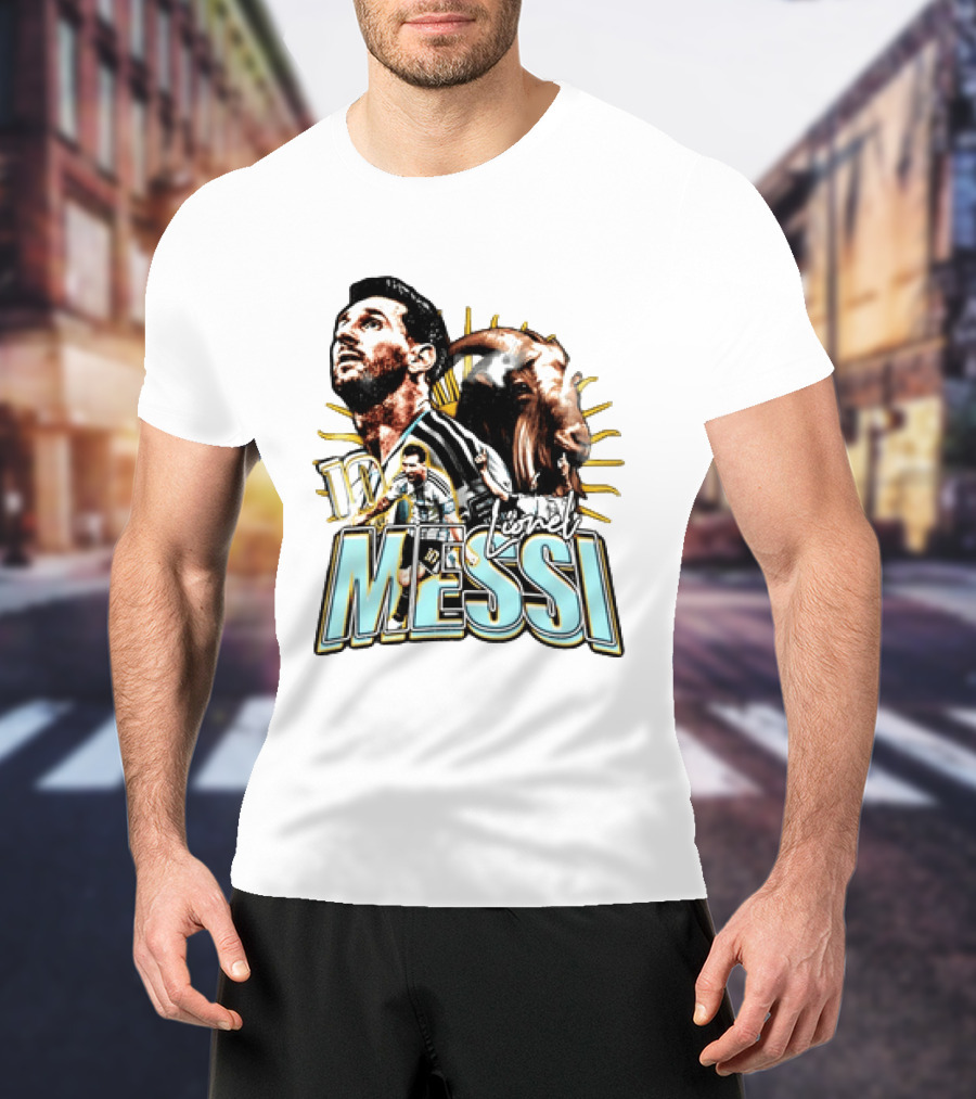 Lionel Messi 10 Goat T-Shirt
