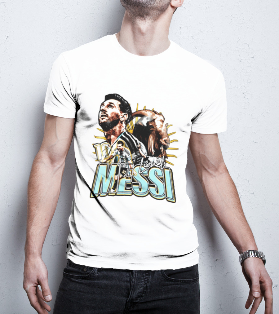 Lionel Messi 10 Goat T-Shirt