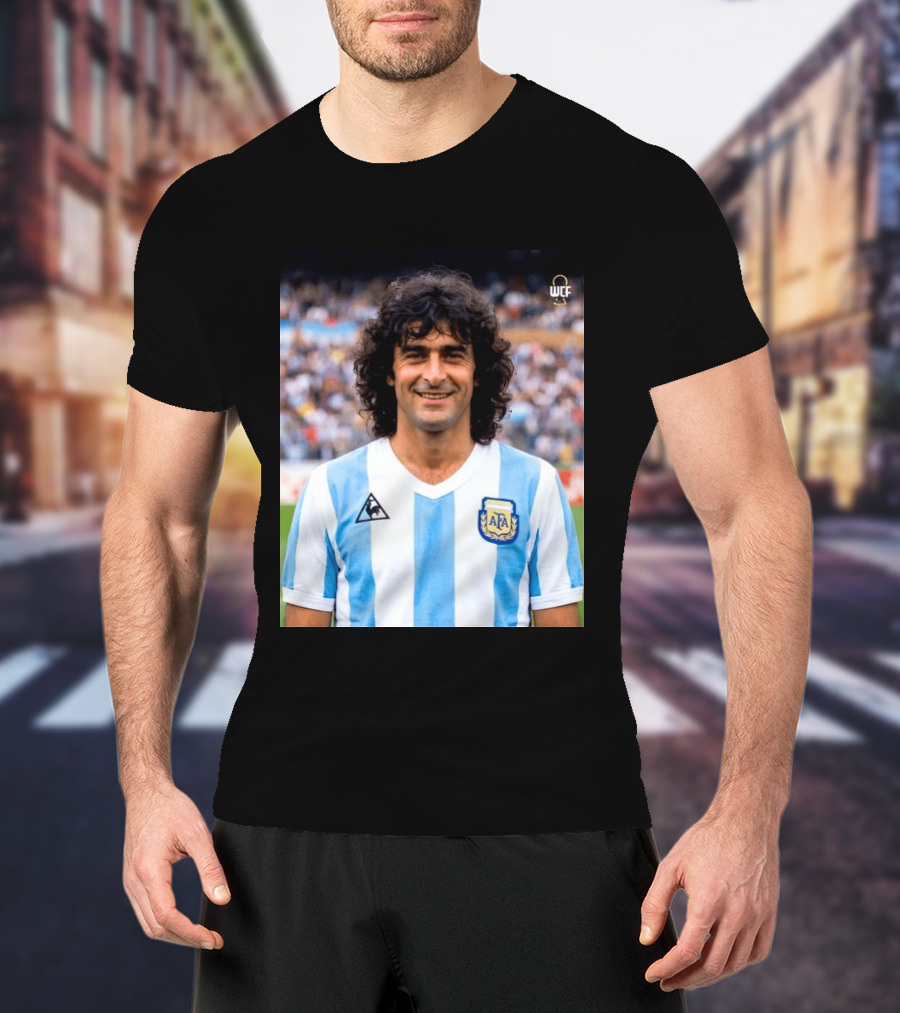 Happy Birthday Mario Kempes Argentina Football Legend AFA T-Shirt