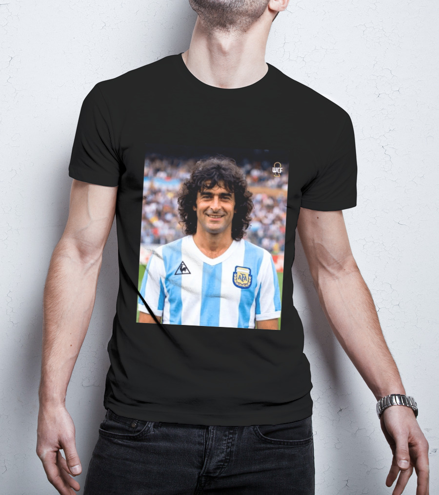 Happy Birthday Mario Kempes Argentina Football Legend AFA T-Shirt