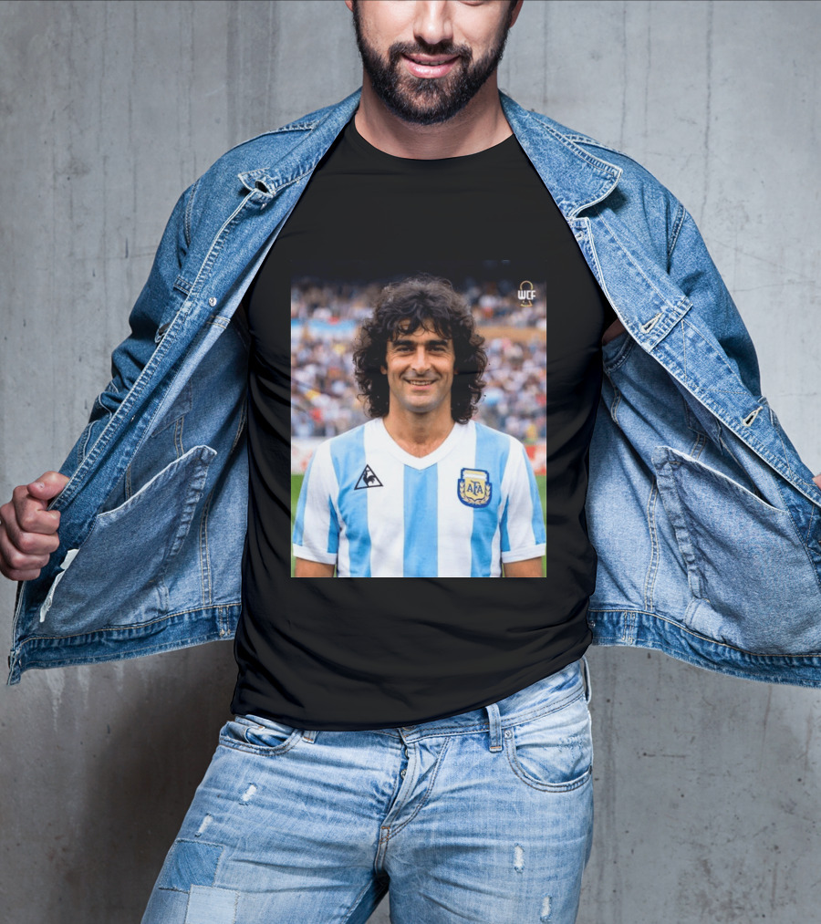 Happy Birthday Mario Kempes Argentina Football Legend AFA T-Shirt