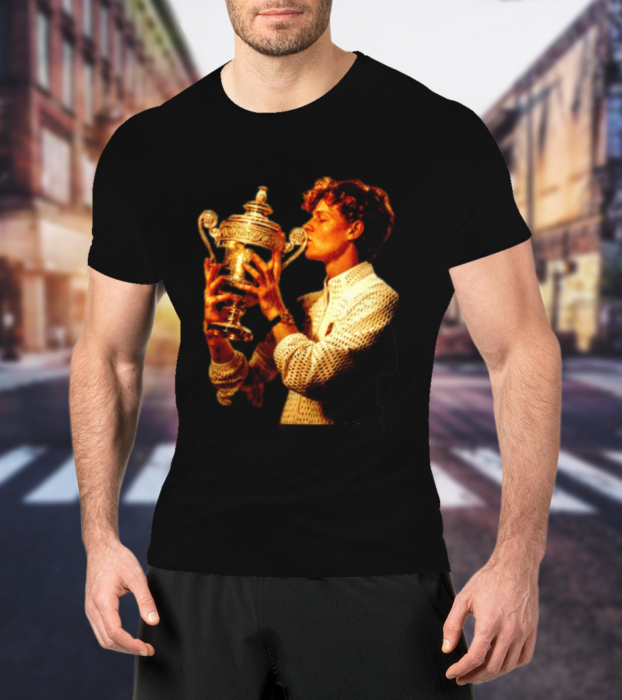 Jannik Sinner Wimbledon Men's Singles Champion Italy Celebration T-Shirt