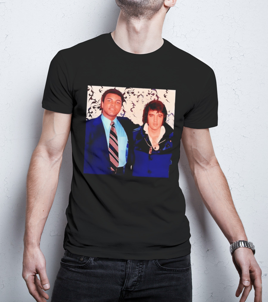 Muhammad Ali Elvis Presley Iconic Encounter T-Shirt