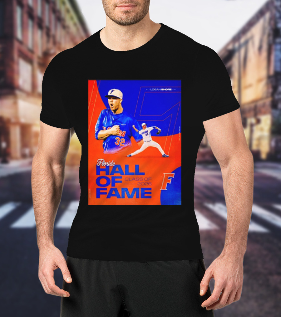 Logan Shore Florida Gators Hall Of Fame Class Of 2026 T-Shirt