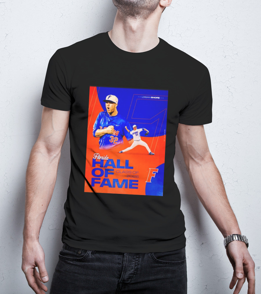 Logan Shore Florida Gators Hall Of Fame Class Of 2026 T-Shirt