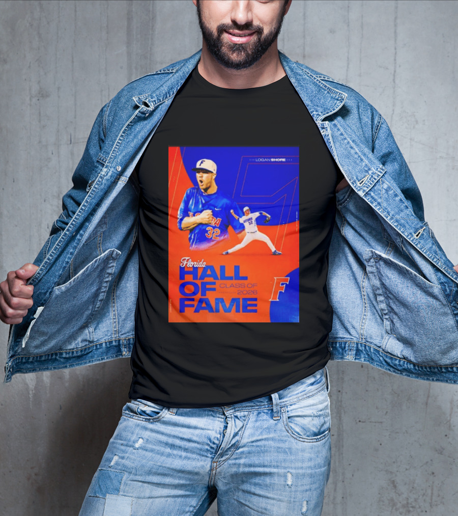 Logan Shore Florida Gators Hall Of Fame Class Of 2026 T-Shirt