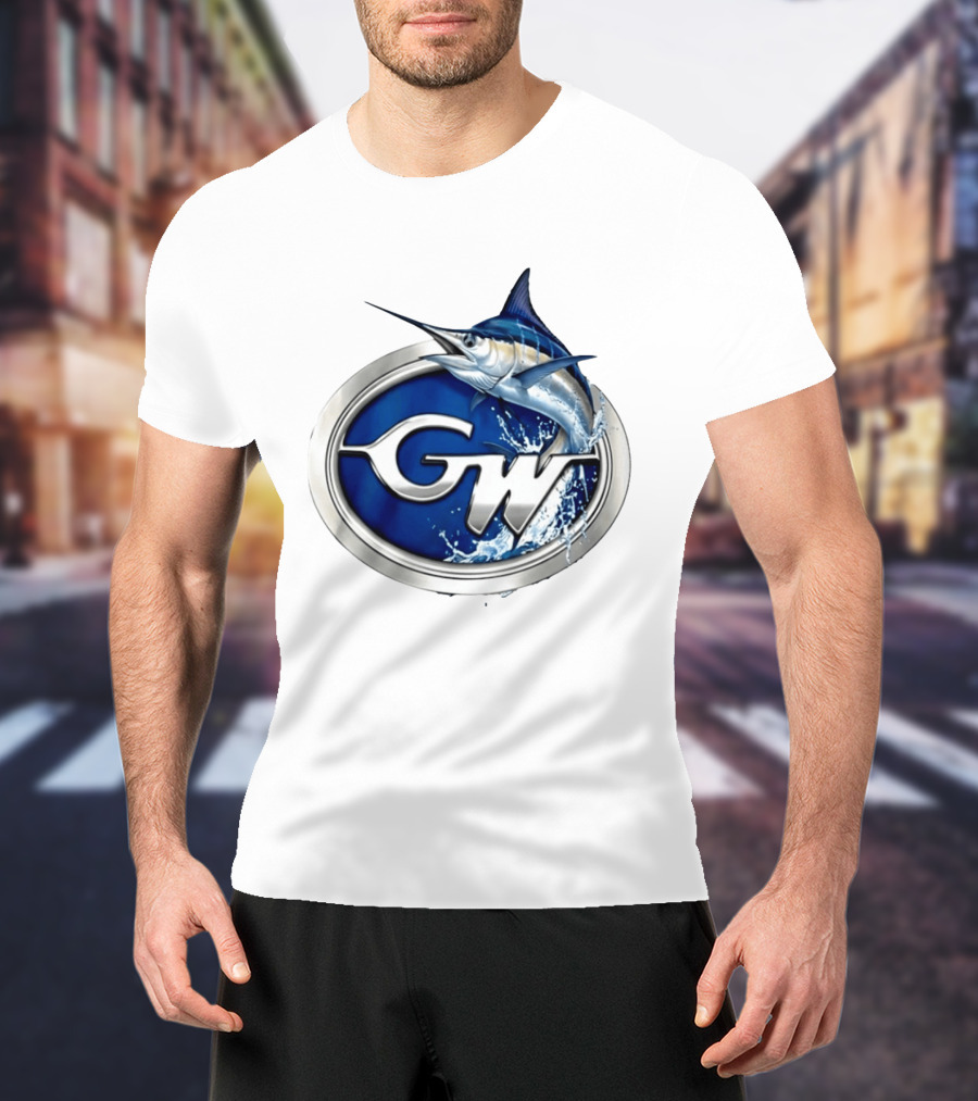 Grady White Boats GW Marlin Symbol Exceptional Attention To Detail T-Shirt