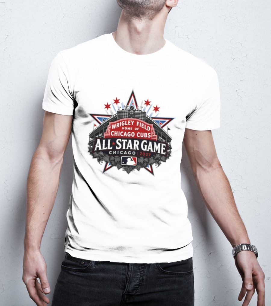 Wrigley Field Home Of Chicago Cubs 2027 MLB All Star Game T-Shirt