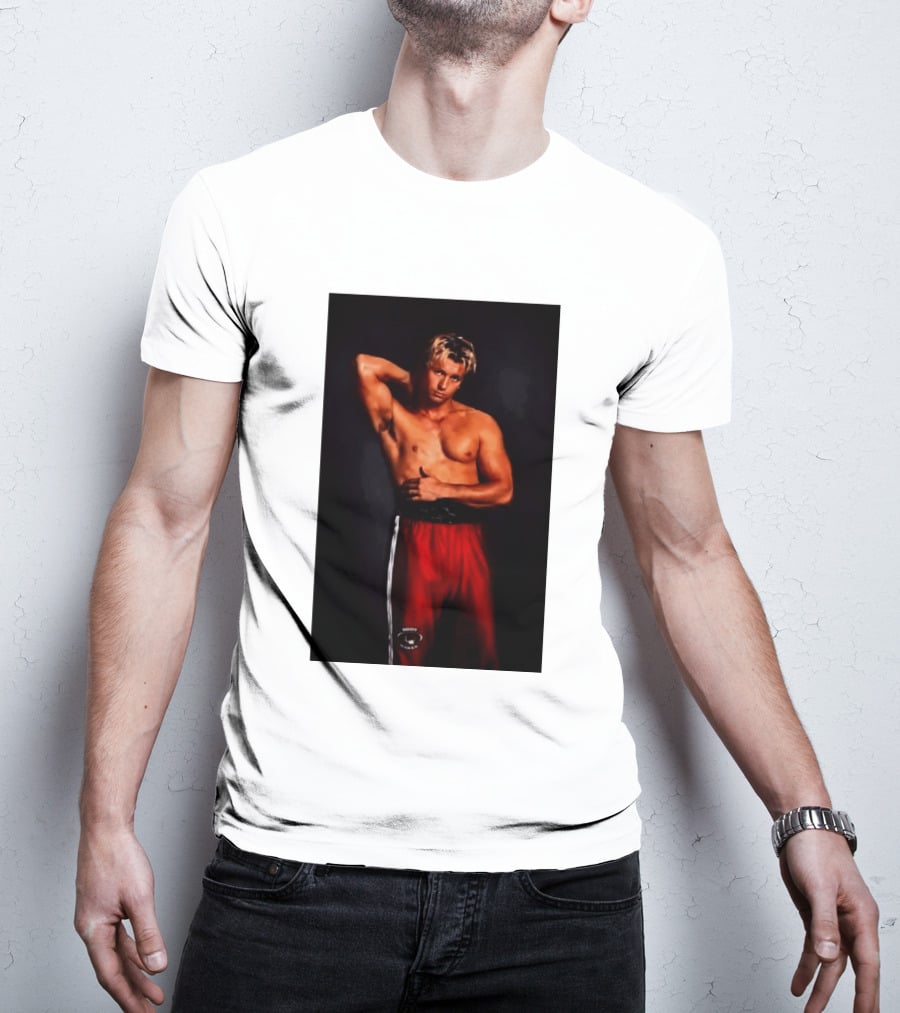 Stephen Kalyn Off Campus Body Maker Boxer Pose T-Shirt