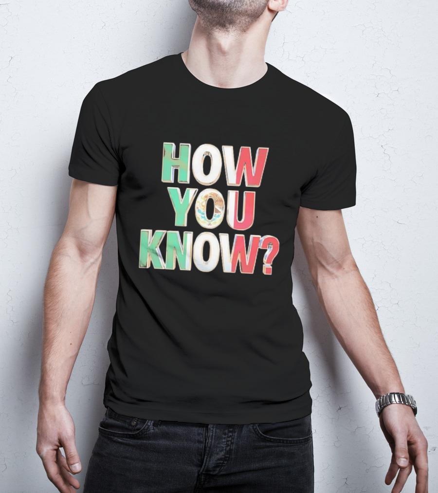 AEW Mexico Flag How You Know Wrestling T-Shirt
