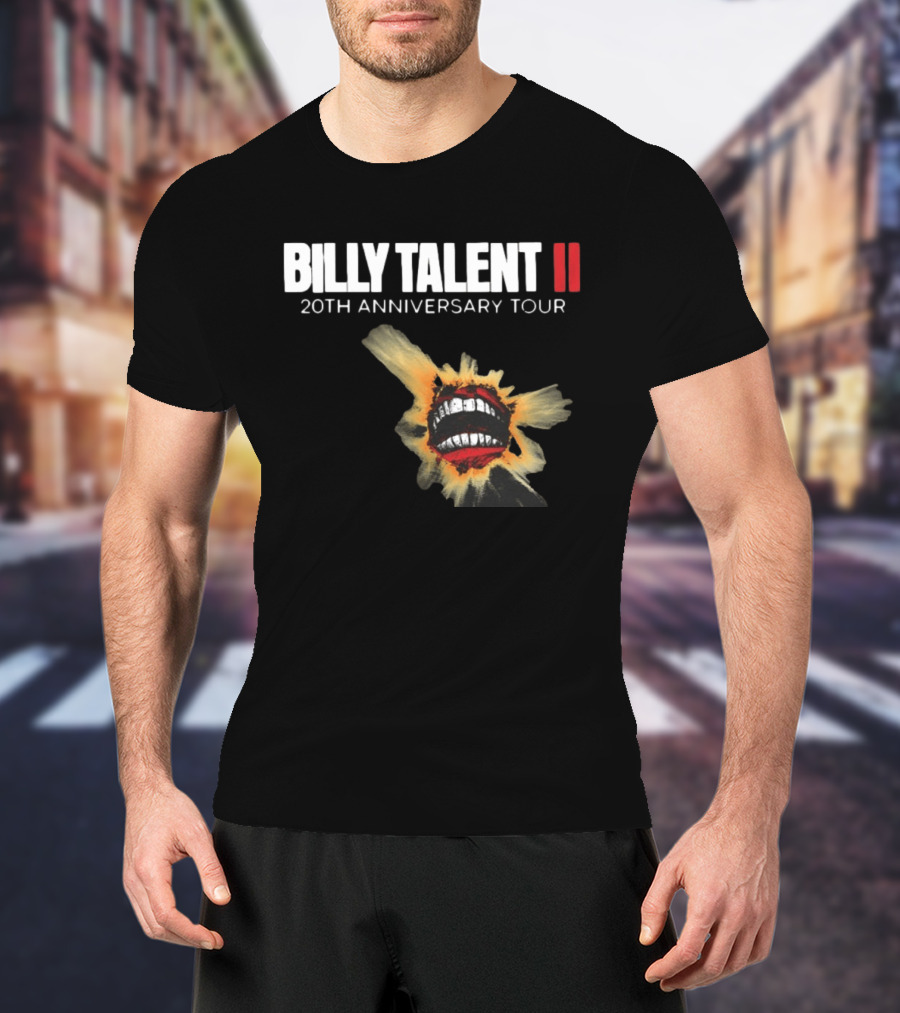 Billy Talent II 20th Anniversary Explosive Artwork Tour 2026 T-Shirt