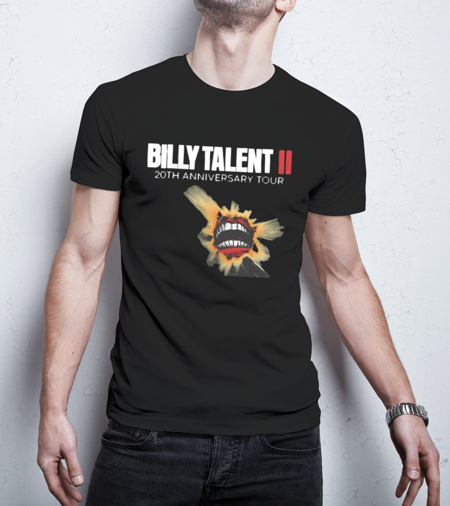 Billy Talent II 20th Anniversary Explosive Artwork Tour 2026 T-Shirt