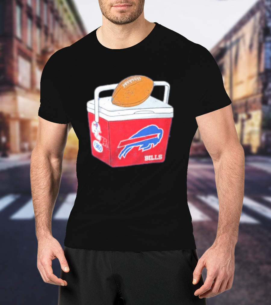 Buffalo Bills Cooler 1960 Football Wegmans Go Bills T-Shirt