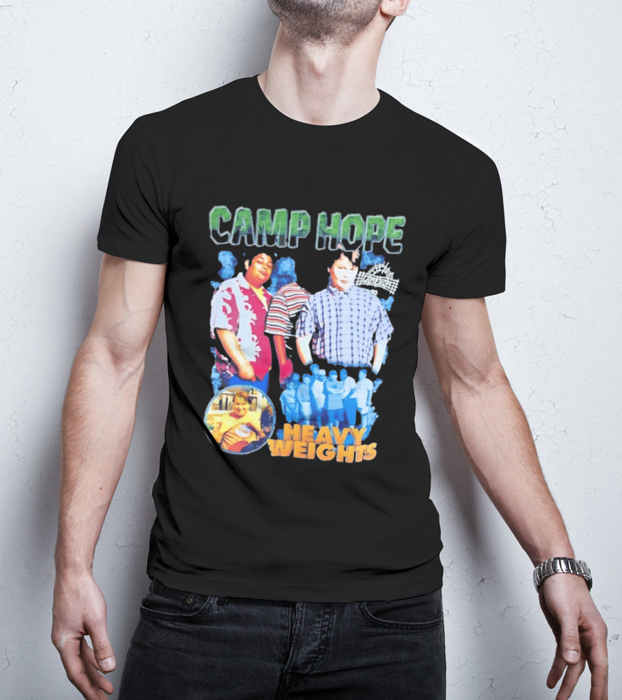 Camp Hope 90 Heavy Weights Featuring Characters From Cult T-Shirt