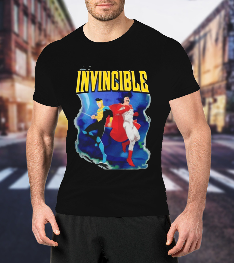 Invincible Comic Superhero Duo Team Up T-Shirt