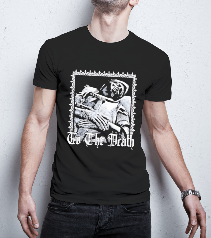 Effigy Of A Fallen Knight To The Death Metal Band Black T-Shirt