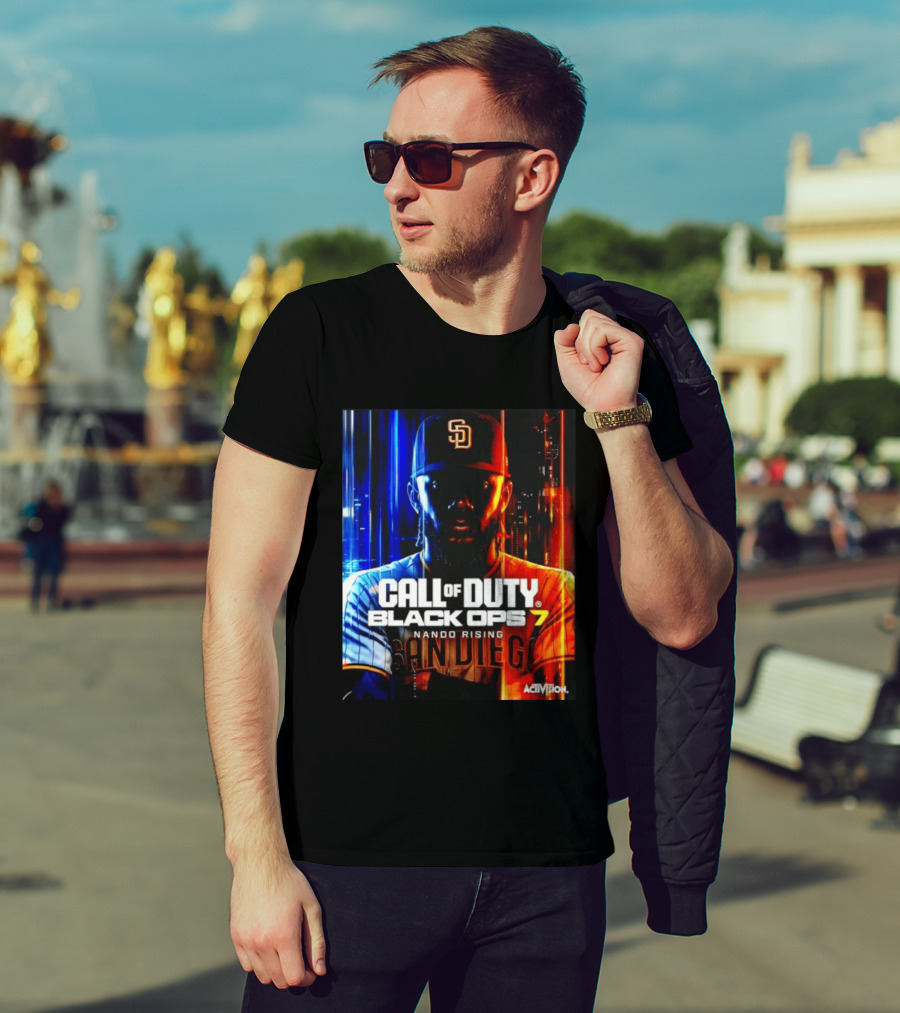 Call Of Duty Black Ops 7 Nando Rising San Diego SD Cap T-Shirt