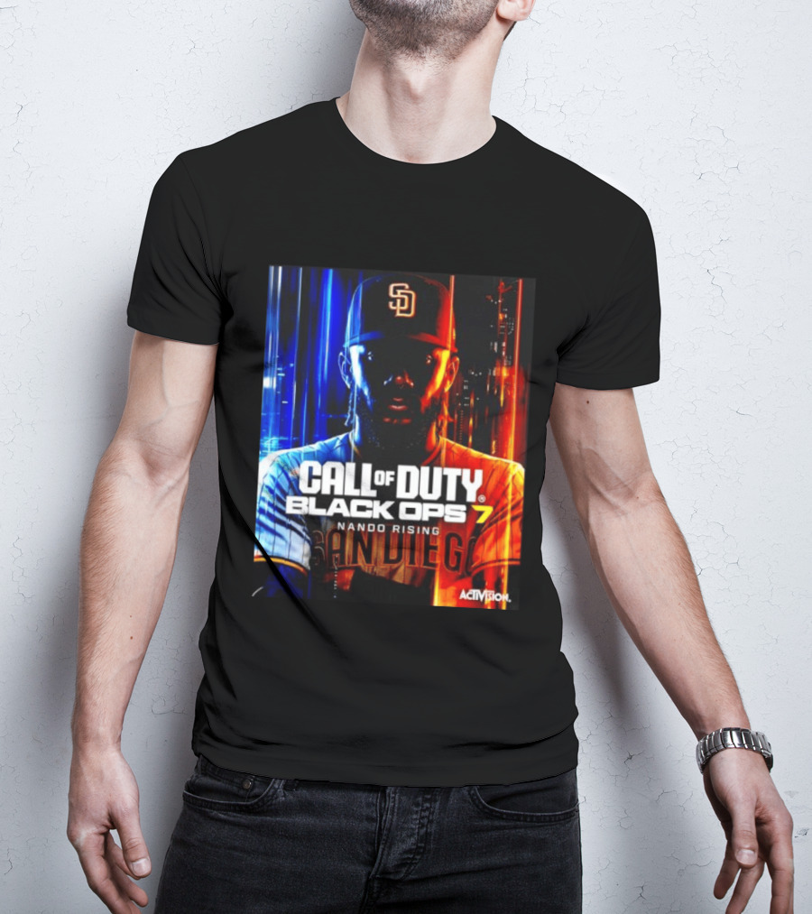 Call Of Duty Black Ops 7 Nando Rising San Diego SD Cap T-Shirt