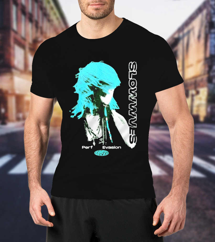 Slowwves Perfect Evasion Asia Blue Hair T-Shirt