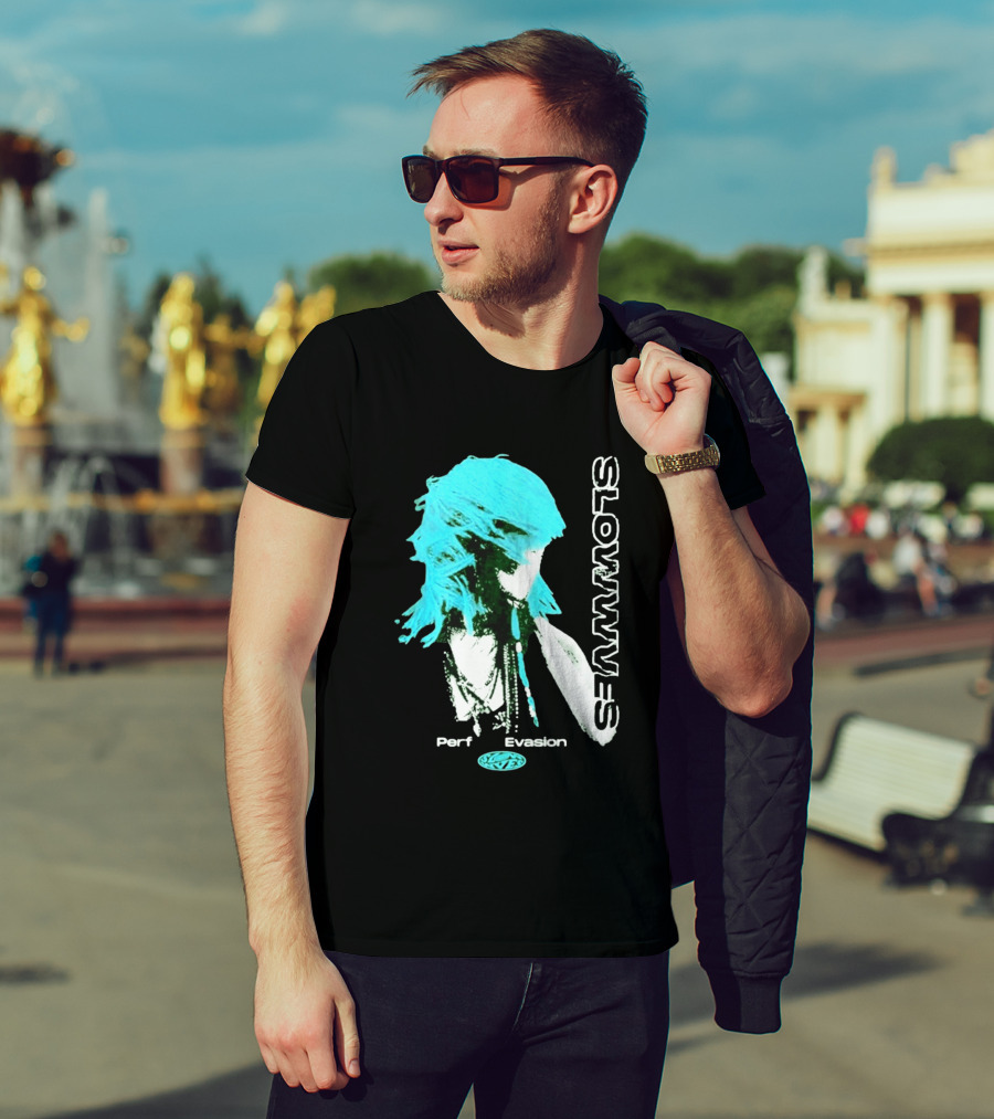 Slowwves Perfect Evasion Asia Blue Hair T-Shirt