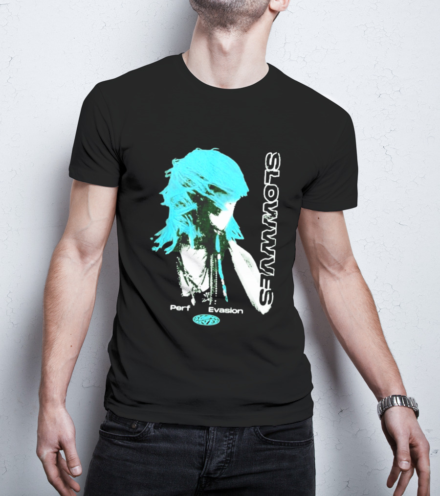 Slowwves Perfect Evasion Asia Blue Hair T-Shirt