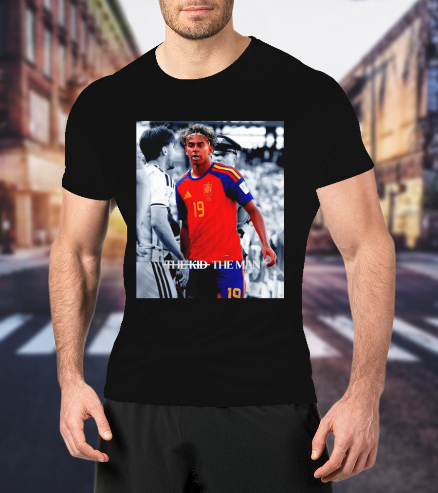 Spain 19 Lamine Yamal The Kid The Man T-Shirt