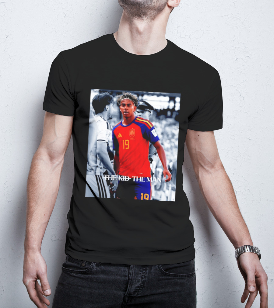 Spain 19 Lamine Yamal The Kid The Man T-Shirt