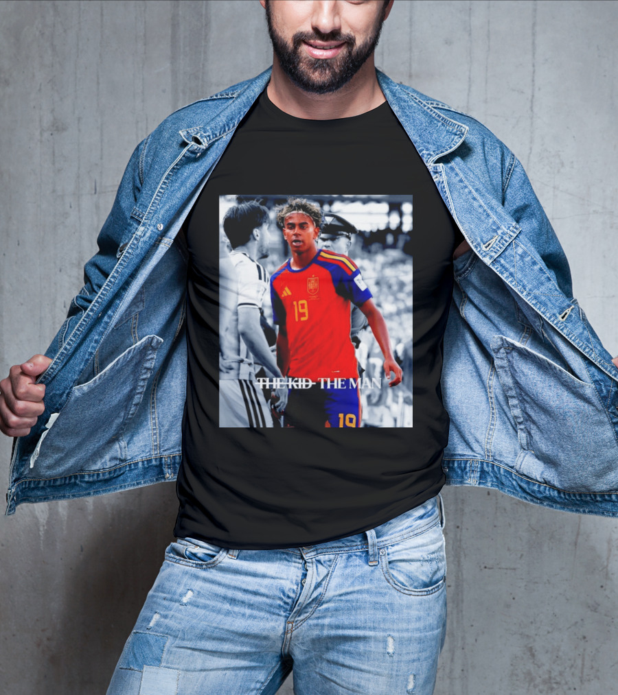 Spain 19 Lamine Yamal The Kid The Man T-Shirt