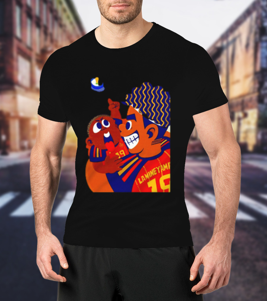 Lamine Yamal 19 With Little Brother Keyne Go For It Soccer Family Team Spirit T-Shirt