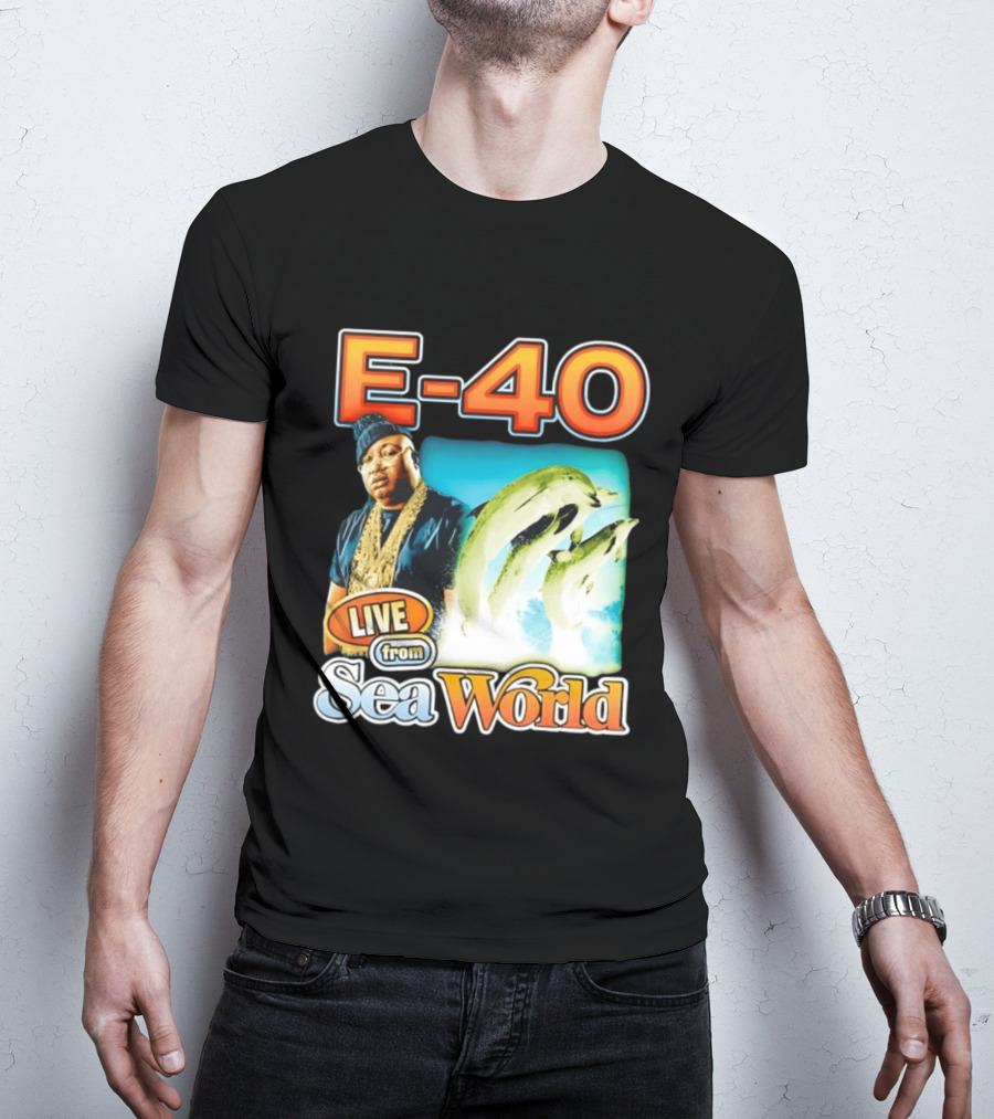 E 40 Live From Sea World With Dolphins T-Shirt