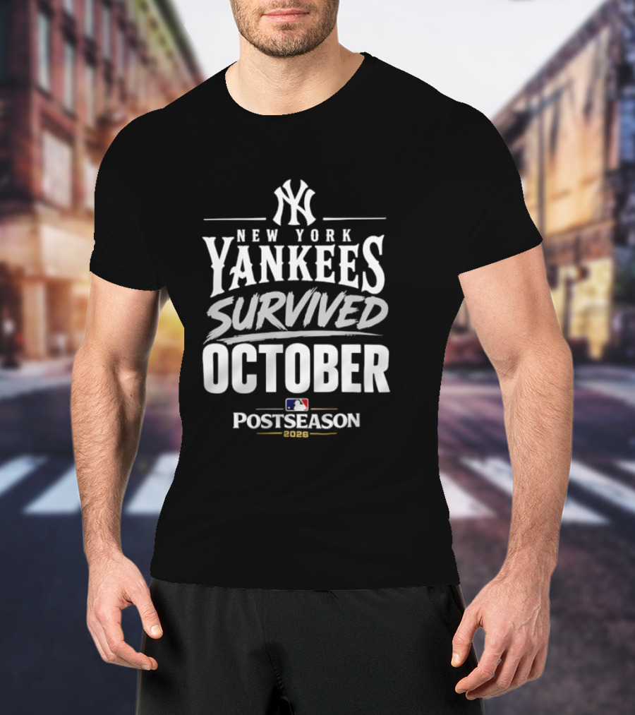 New York Yankees Survived October MLB Postseason 2026 T-Shirt