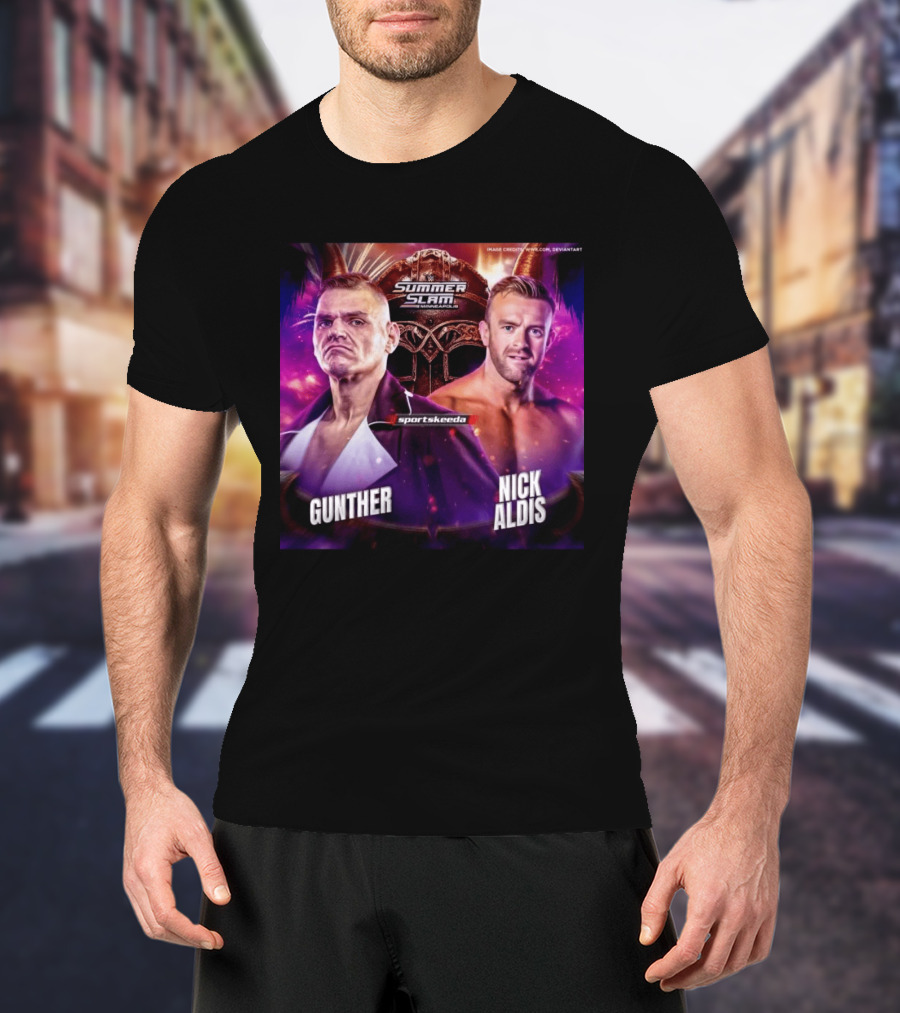 SummerSlam 2026 Gunther Vs Nick Aldis WWE Minneapolis Showdown T-Shirt