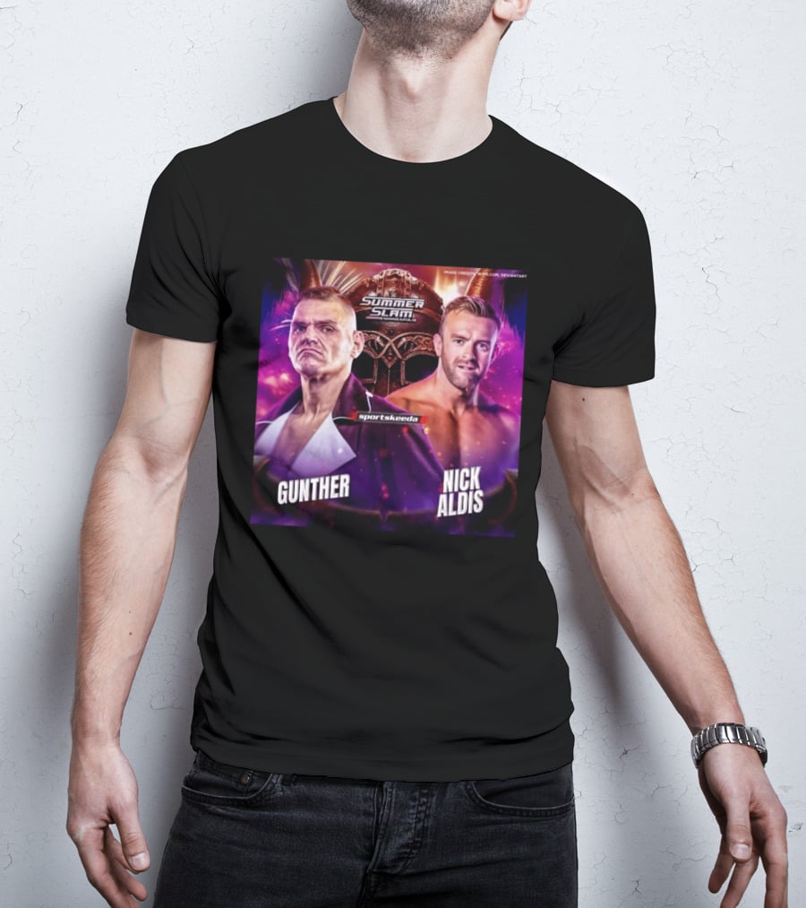 SummerSlam 2026 Gunther Vs Nick Aldis WWE Minneapolis Showdown T-Shirt