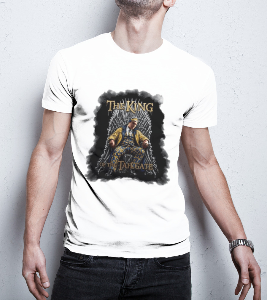 The King Of The Tailgate Chicago Bears Bill Murray Thrones Chair T-Shirt