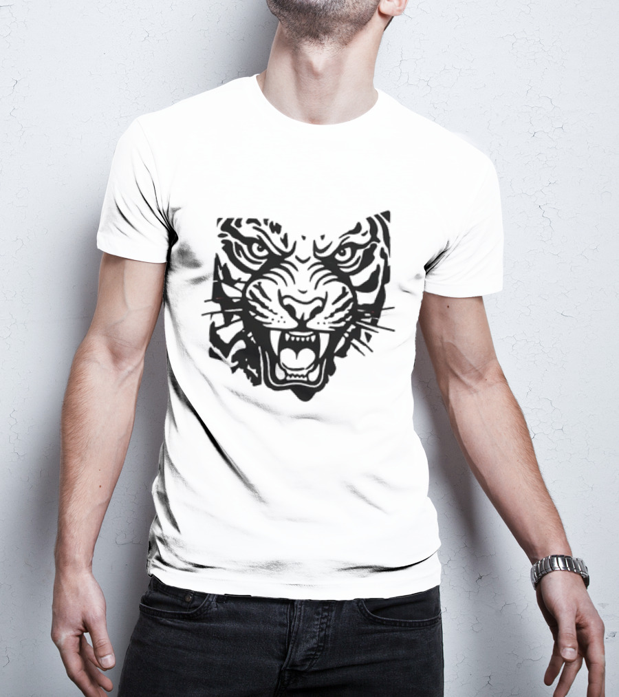 Cincinnati Bengals Ohio Growl Tiger Face T-Shirt