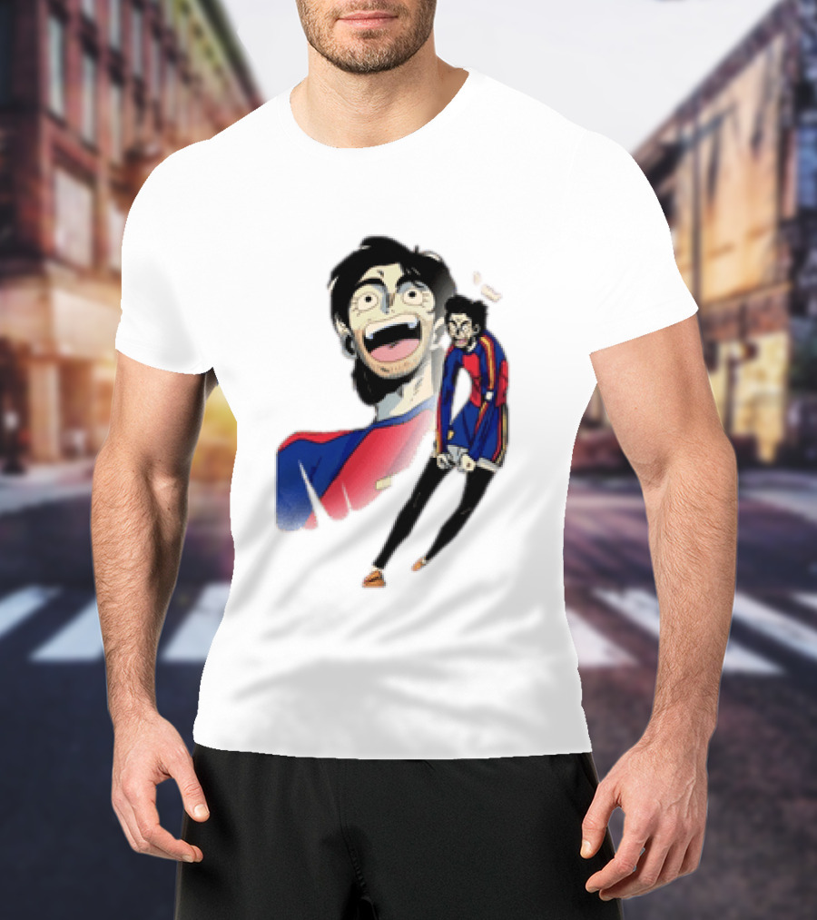 Ferran Torres Spain National Football Team Cartoon T-Shirt