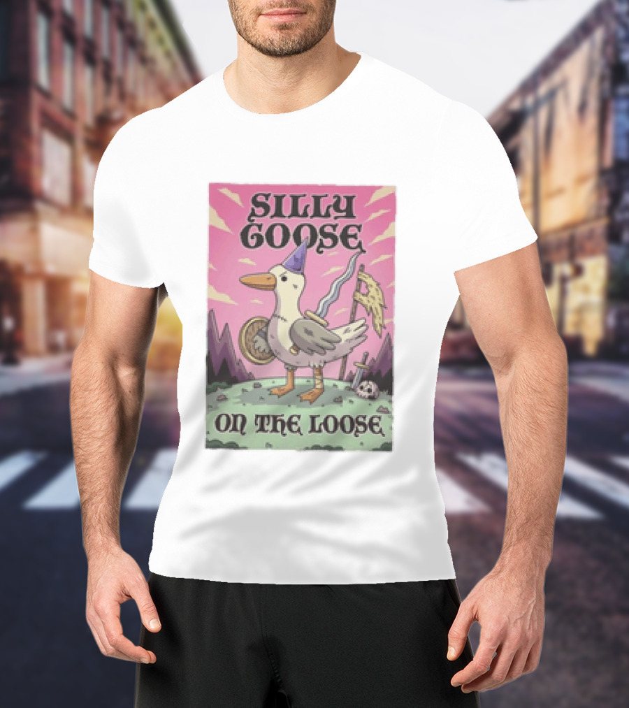 Silly Goose On The Loose Medieval Adventure T-Shirt