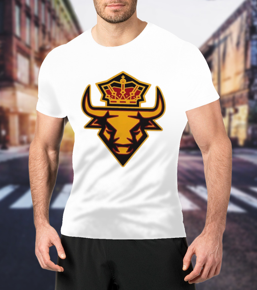 Spain Bull Emblem Royalty Team Crown T-Shirt