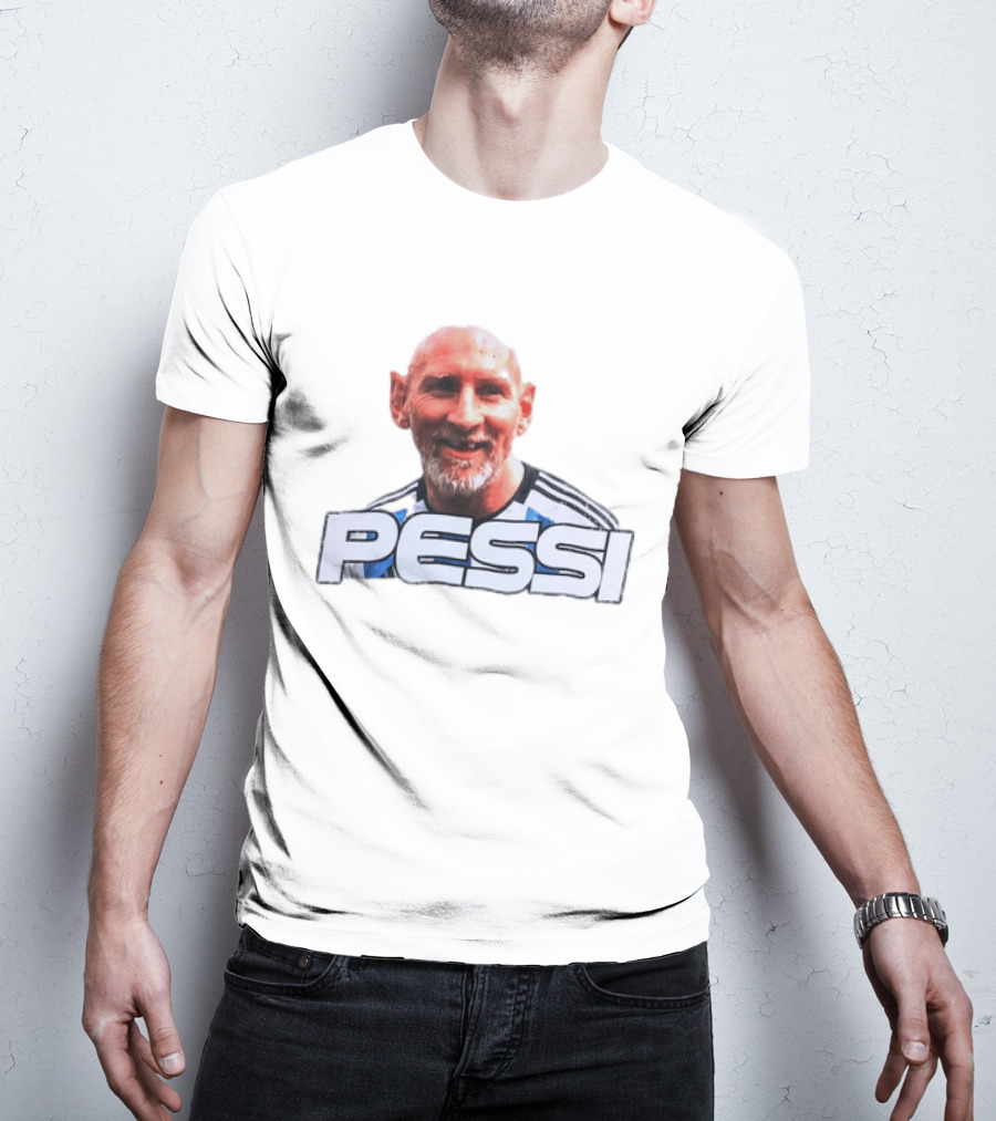 Pessi Lionel Messi Argentina National Team Jersey T-Shirt