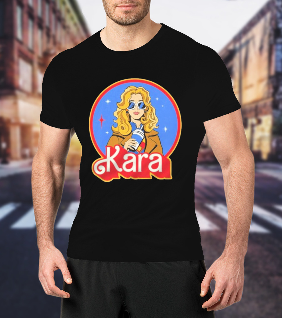 Kara 2026 Screencrush Sunglasses Coffee T-Shirt